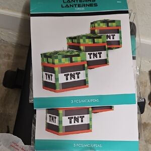 TNT Block Party Lanterns - Green, Black, White, Orange